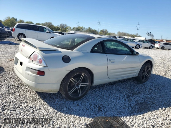 2001 Mitsubishi Eclipse GS with VIN 4A3AC44G61E145619, listed as a Copart auction lot 73569124 with 204,837 mi miles and Salvage Title. Bid and sale history available at carsss.com. Image 3.