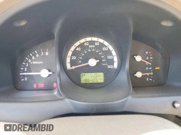 2005 Kia Sportage LX with VIN KNDJF723857134398, listed as a Copart auction lot 87893375 with 186,405 mi miles and Salvage Title. Bid and sale history available at carsss.com. Image 9.