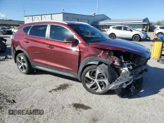 2016 Hyundai Tucson Sport with VIN KM8J33A24GU250501, listed as a Copart auction lot 47825455 with 106,392 mi miles and Salvage Title. Bid and sale history available at carsss.com. Image 4.