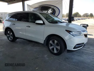 2016 Acura MDX with VIN 5FRYD4H21GB017596, listed as a Copart auction lot 60732925 with Not provided miles and Salvage title. Bid and sale history available at DreamBid. Image 4.