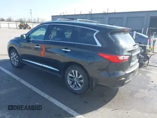 2015 Infiniti QX60 with VIN 5N1AL0MM9FC508107, listed as a IAAI auction lot 41918441 with 141,418 mi miles. Bid and sale history available at carsss.com. Image 3.