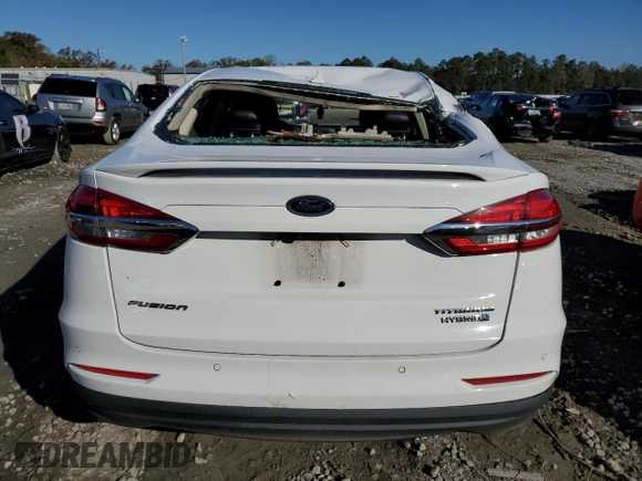 2019 Ford Fusion Hybrid Titanium with VIN 3FA6P0RU0KR181864, listed as a Copart auction lot 68120242 with 102,249 mi miles. Bid and sale history available at carsss.com. Image 6.