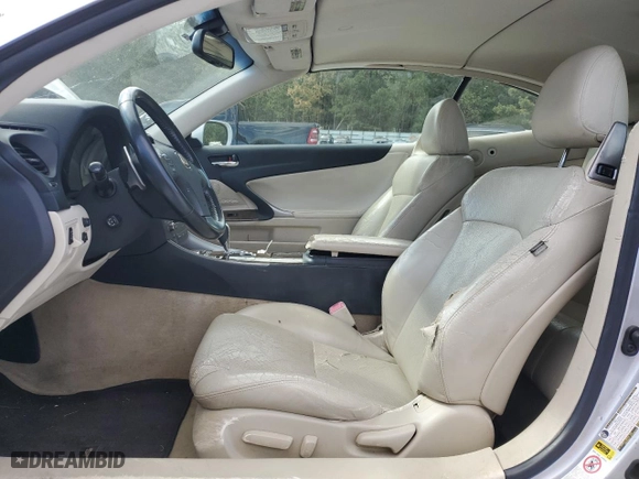 2010 Lexus IS 250C with VIN JTHFF2C23A2508503, listed as a Copart auction lot 75329934 with 0 mi miles and Salvage Title. Bid and sale history available at carsss.com. Image 7.