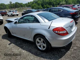 2006 Mercedes-Benz SLK 280 with VIN WDBWK54F66F107123, listed as a Copart auction lot 62306965 with 70,880 mi miles and Salvage title. Bid and sale history available at DreamBid. Image 2.