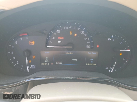 2015 Cadillac CTS Luxury RWD with VIN 1G6AR5SXXF0133488, listed as a Copart auction lot 55805034 with 26,914 mi miles and Non Repairable. Bid and sale history available at DreamBid. Image 9.