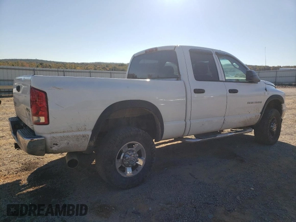 2003 Dodge Ram 3500 ST with VIN 3D7LU38C03G708868, listed as a Copart auction lot 76327364 with 208,197 mi miles and Salvage Title. Bid and sale history available at carsss.com. Image 3.