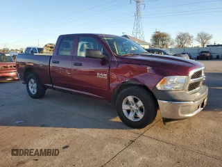 2018 Ram 1500 Tradesman with VIN 1C6RR6FG8JS347450, listed as a Copart auction lot 80323384 with 192,937 mi miles and Salvage title. Bid and sale history available at DreamBid. Image 4.