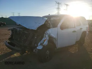 2007 Chevrolet Tahoe Police with VIN 1GNEC03087R426640, listed as a Copart auction lot 76158604 with 95,279 mi miles and Salvage Title. Bid and sale history available at DreamBid. Image 1.