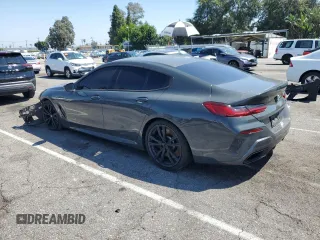2020 BMW 8 Series M850i with VIN WBAGV8C07LCE18973, listed as a Copart auction lot 66718393 with 41,555 mi miles and Salvage Title. Bid and sale history available at carsss.com. Image 2.
