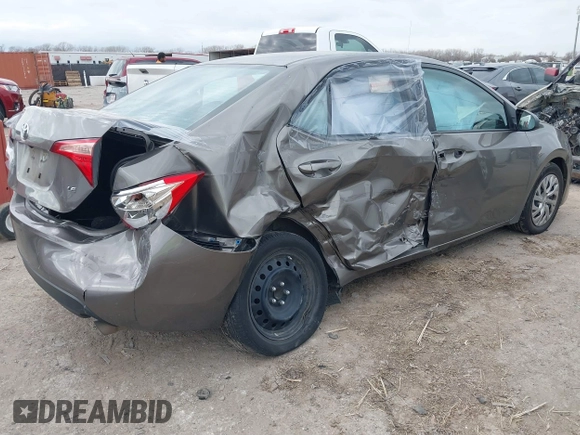 2019 Toyota Corolla L with VIN 2T1BURHE4KC234913, listed as a IAAI auction lot 41175281 with 107,235 mi miles and . Bid and sale history available at carsss.com. Image 4.