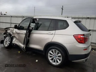 2013 BMW X3 xDrive28i with VIN 5UXWX9C58D0D06257, listed as a Copart auction lot 78524724 with 125,164 mi miles and Salvage Title. Bid and sale history available at carsss.com. Image 2.