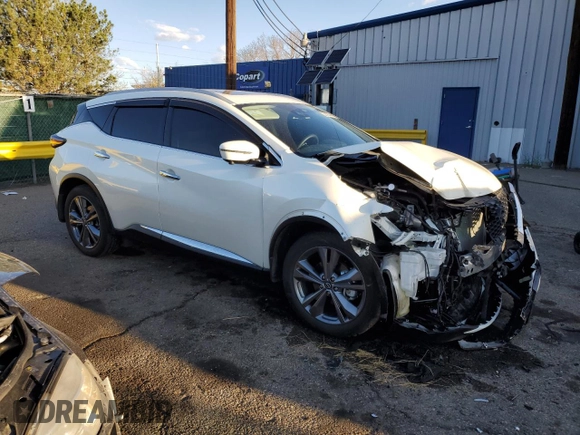 2024 Nissan Murano Platinum z VIN 5N1AZ2DS2RC114297, wystawiony jako Copart lot #53164445 z przebiegiem 8 150 mil mil oraz Szkoda całkowita • Salvage title. Historia ofert i sprzedaży dostępna na DreamBid. Obrazek 4.