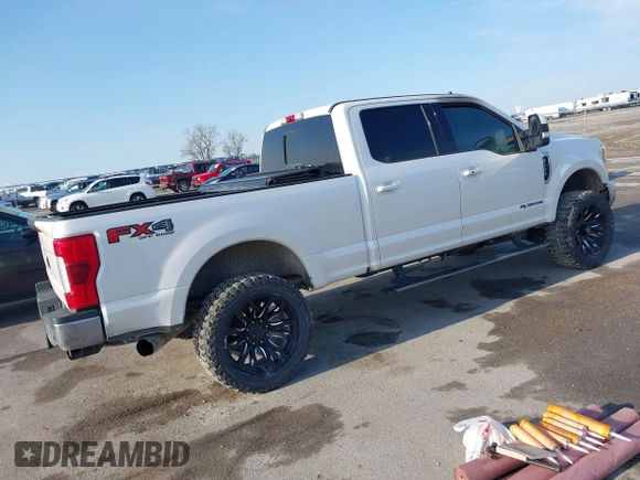 2019 Ford F-250 XL with VIN 1FT7W2BT2KEC22660, listed as a IAAI auction lot 42000100 with 25,569 mi miles and . Bid and sale history available at DreamBid. Image 4.