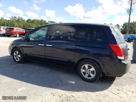 2007 Nissan Quest with VIN 5N1BV28U67N121461, listed as a Copart auction lot 74303804 with 98,379 mi miles and Salvage Title. Bid and sale history available at carsss.com. Image 2.