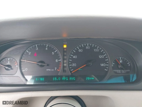 1998 Cadillac Eldorado with VIN 1G6EL12Y2WU603722, listed as a IAAI auction lot 41879733 with 81,780 mi miles. Bid and sale history available at carsss.com. Image 7.
