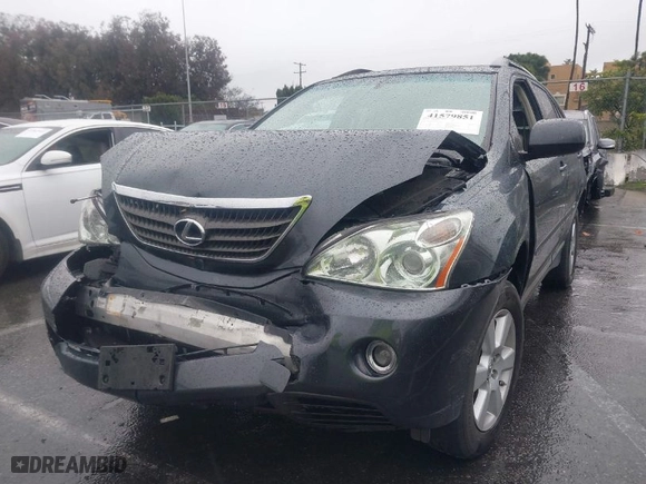 2007 Lexus RX 400h with VIN JTJGW31U872003871, listed as a IAAI auction lot 41579851 with 98,758 mi miles. Bid and sale history available at carsss.com. Image 2.
