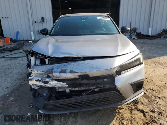 2023 Honda Civic Sedan Sport with VIN 2HGFE2F53PH559737, listed as a Copart auction lot 46540325 with 10,267 mi miles and Salvage Title. Bid and sale history available at carsss.com. Image 5.