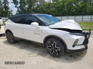 2023 Chevrolet Blazer RS with VIN 3GNKBERS1PS124857, listed as a Copart auction lot 61958325 with 37,226 mi miles and Non repairable. Bid and sale history available at DreamBid. Image 4.