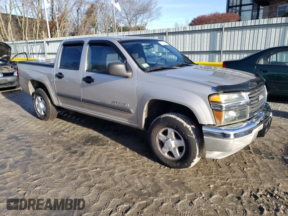 2005 GMC Canyon 1SF SLE Z71 with VIN 1GTDT136758262881, listed as a Copart auction lot 87074894 with 163,855 mi miles and Clean Title. Bid and sale history available at carsss.com. Image 4.