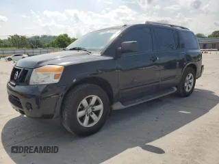 2014 Nissan Armada SV z VIN 5N1AA0NDXEN605615, wystawiony jako Copart lot #54844165 z przebiegiem 123 018 mil mil oraz Czysty tytuł • Clean title. Historia ofert i sprzedaży dostępna na DreamBid. Obrazek 1.
