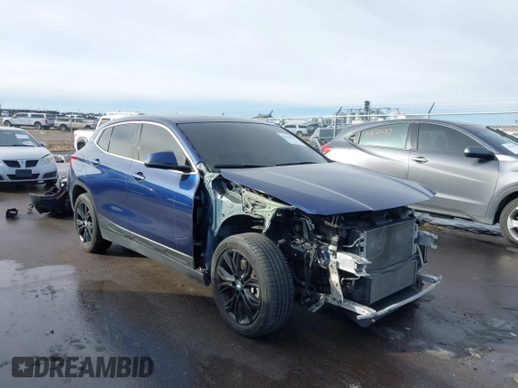 2018 BMW X2 xDrive28i with VIN WBXYJ5C36JEF80254, listed as a IAAI auction lot 41636541 with 98,137 mi miles. Bid and sale history available at carsss.com. Image 1.