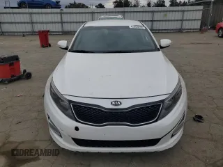 2015 Kia Optima LX with VIN KNAGM4A74F5644650, listed as a Copart auction lot 47653235 with 129,015 mi miles and Salvage Title. Bid and sale history available at carsss.com. Image 5.