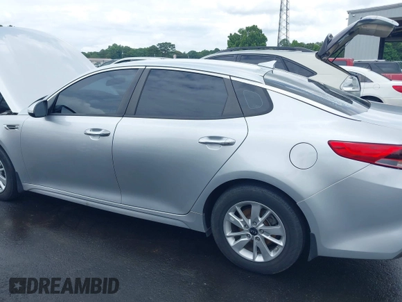 2017 Kia Optima LX with VIN 5XXGT4L34HG122891, listed as a IAAI auction lot 42468125 with 161,908 mi miles and . Bid and sale history available at DreamBid. Image 14.