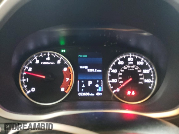 2020 Mitsubishi Eclipse Cross LE with VIN JA4AS4AA8LZ037689, listed as a Copart auction lot 47597425 with 53,608 mi miles and Salvage title. Bid and sale history available at DreamBid. Image 9.