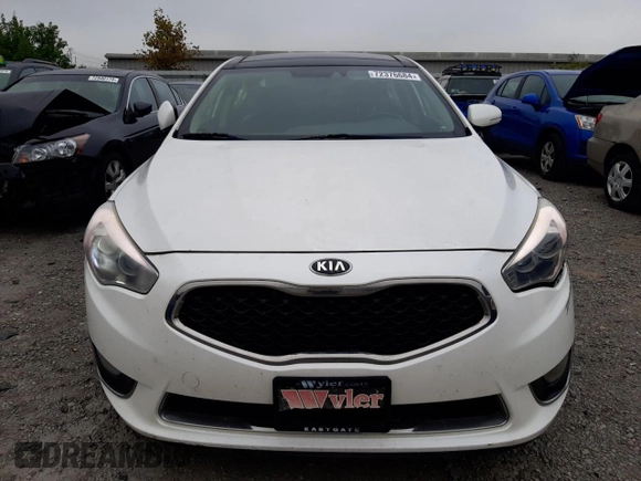 2015 Kia Cadenza Premium with VIN KNALN4D78F5179698, listed as a Copart auction lot 72376684 with 100,944 mi miles and Salvage Title. Bid and sale history available at carsss.com. Image 5.