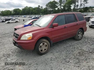 2005 Honda Pilot EX-L with VIN 5FNYF18515B057551, listed as a Copart auction lot 54396555 with 332,831 mi miles and Clean Title. Bid and sale history available at carsss.com. Image 1.