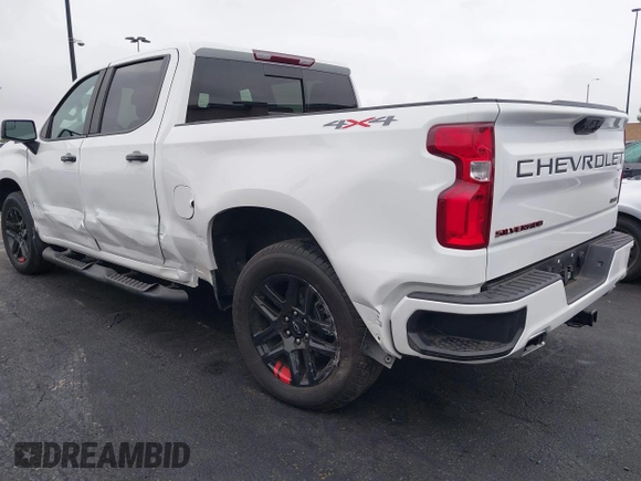 2024 Chevrolet Silverado 1500 RST with VIN 1GCUDEED8RZ115873, listed as a IAAI auction lot 42194472 with 9,257 mi miles and . Bid and sale history available at DreamBid. Image 3.