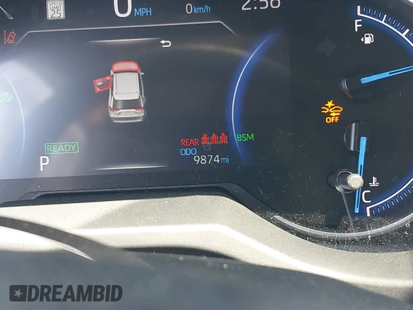 2024 Toyota RAV4 Hybrid XLE Premium with VIN JTMB6RFV9RJ063328, listed as a IAAI auction lot 42433233 with 9,874 mi miles and . Bid and sale history available at DreamBid. Image 16.