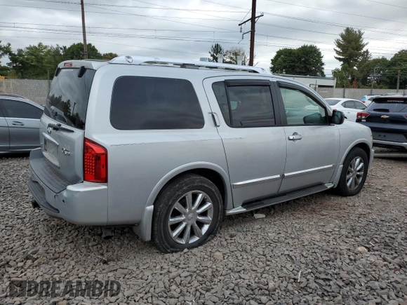 2010 Infiniti QX56 with VIN 5N3ZA0NE9AN902548, listed as a Copart auction lot 72955184 with 108,038 mi miles and Salvage Title. Bid and sale history available at carsss.com. Image 3.