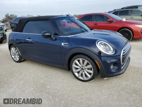 2017 MINI Convertible Cooper with VIN WMWWG5C33H3D00263, listed as a Copart auction lot 75089404 with Not provided miles and Salvage title. Bid and sale history available at DreamBid. Image 4.