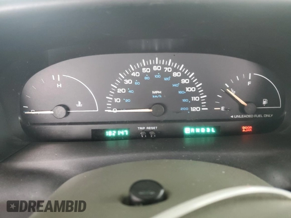 1999 Dodge Caravan with VIN 2B4GP25R8XR200747, listed as a Copart auction lot 58273225 with 182,147 mi miles and Salvage title. Bid and sale history available at DreamBid. Image 9.