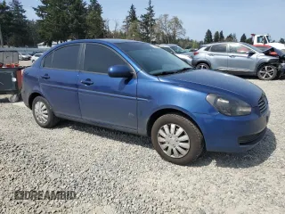 2011 Hyundai Accent GLS with VIN KMHCN4AC6BU612483, listed as a Copart auction lot 53505155 with 149,865 mi miles and Salvage Title. Bid and sale history available at carsss.com. Image 4.