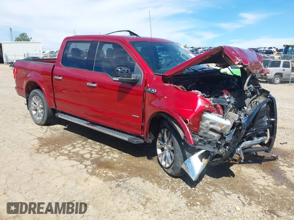 2015 Ford F-150 XLT with VIN 1FTEW1EGXFKE72820, listed as a IAAI auction lot 41807621 with Not provided miles and . Bid and sale history available at DreamBid. Image 1.