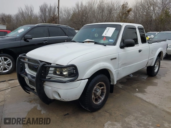 2002 Ford Ranger XL with VIN 1FTYR14U52TA50177, listed as a IAAI auction lot 41749268 with 343,617 mi miles. Bid and sale history available at carsss.com. Image 2.