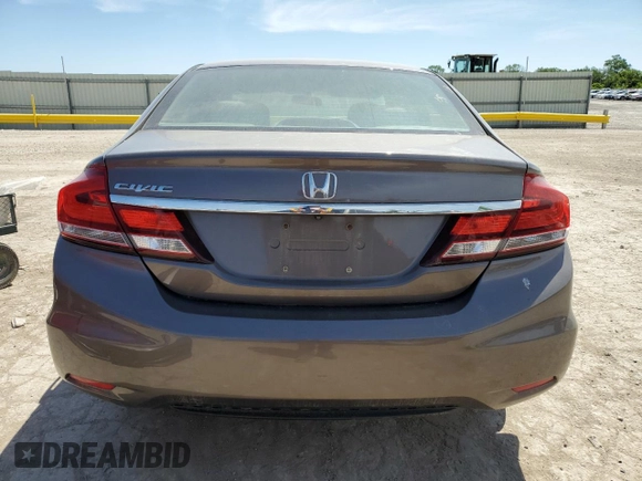 2014 Honda Civic LX z VIN 19XFB2F58EE015699, wystawiony jako Copart lot #54666215 z przebiegiem 211 610 mil mil oraz Szkoda całkowita • Salvage title. Historia ofert i sprzedaży dostępna na DreamBid. Obrazek 6.