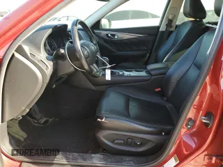 2015 Infiniti Q50 Premium with VIN JN1BV7AP1FM356654, listed as a Copart auction lot 51556495 with 136,867 mi miles and Salvage Title. Bid and sale history available at carsss.com. Image 7.