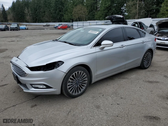 2018 Ford Fusion Titanium with VIN 3FA6P0D95JR241493, listed as a Copart auction lot 49500345 with 170,234 mi miles and Salvage Title. Bid and sale history available at carsss.com. Image 1.