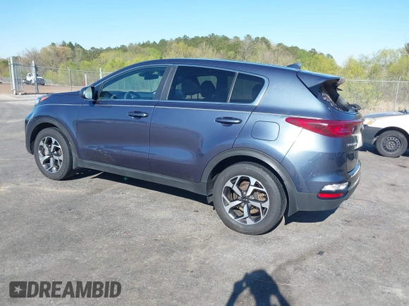 2020 Kia Sportage LX with VIN KNDPM3AC6L7720640, listed as a IAAI auction lot 41843861 with 114,977 mi miles. Bid and sale history available at carsss.com. Image 3.