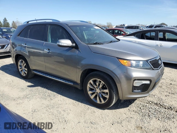 2012 Kia Sorento SX with VIN 5XYKW4A20CG294352, listed as a Copart auction lot 47394275 with 97,197 mi miles and Salvage Title. Bid and sale history available at carsss.com. Image 4.