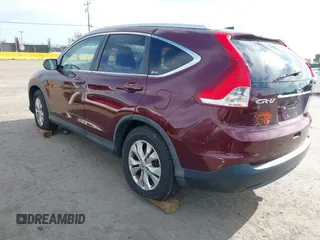 2012 Honda CR-V EX-L with VIN 5J6RM3H78CL014515, listed as a IAAI auction lot 41980437 with 209,421 mi miles. Bid and sale history available at carsss.com. Image 3.
