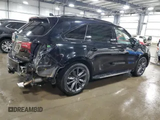 2020 Acura MDX Technology with VIN 5J8YD4H0XLL025351, listed as a Copart auction lot 48873715 with 105,748 mi miles and Salvage title. Bid and sale history available at DreamBid. Image 3.
