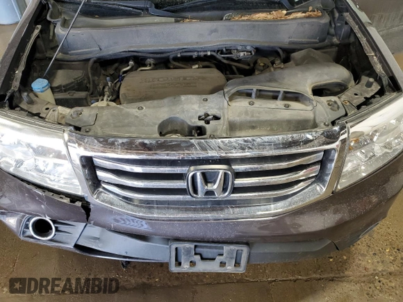 2012 Honda Pilot EX-L with VIN 5FNYF4H5XCB083046, listed as a Copart auction lot 50538015 with 182,293 mi miles and Salvage title. Bid and sale history available at DreamBid. Image 12.