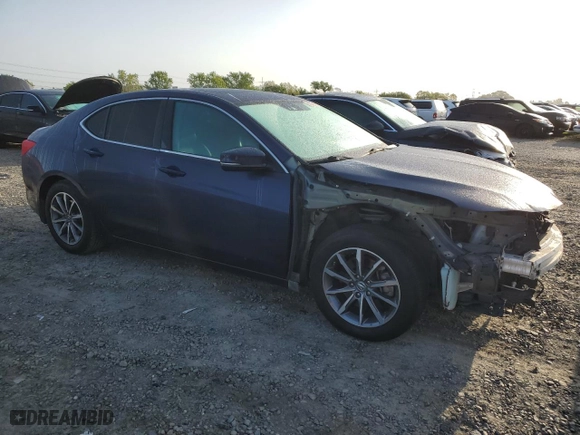 2020 Acura TLX w/Technology Pkg with VIN 19UUB1F55LA009281, listed as a Copart auction lot 51079195 with 96,525 mi miles and Salvage Title. Bid and sale history available at carsss.com. Image 4.