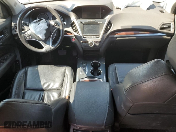 2016 Acura MDX w/Tech with VIN 5FRYD3H43GB009530, listed as a Copart auction lot 46064515 with 0 mi miles and Salvage Title. Bid and sale history available at carsss.com. Image 8.