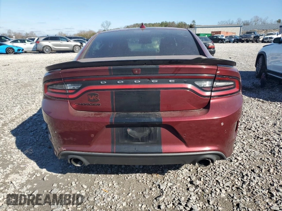 2019 Dodge Charger R/T with VIN 2C3CDXCT1KH726467, listed as a Copart auction lot 41700945 with 126,058 mi miles and Salvage Title. Bid and sale history available at carsss.com. Image 6.