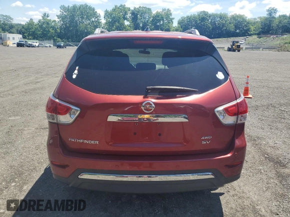 2014 Nissan Pathfinder S with VIN 5N1AR2MM2EC636293, listed as a Copart auction lot 64371175 with 109,857 mi miles and Clean title. Bid and sale history available at DreamBid. Image 6.
